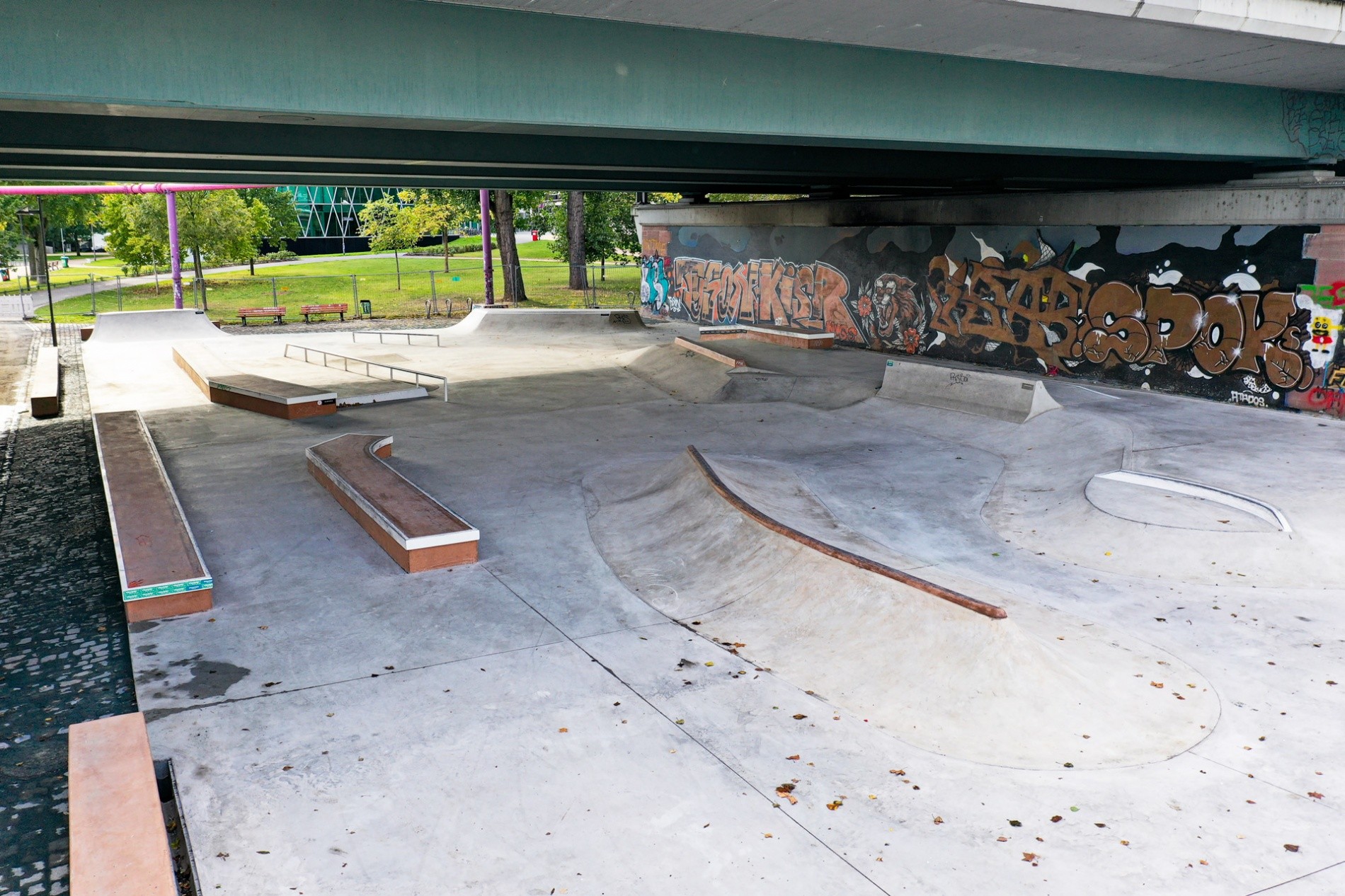Friedensbrücke Skatepark